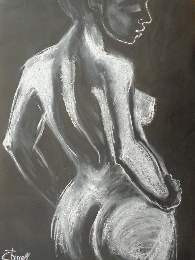 Graceful Back - Female Nude Painting by Carmen Tyrrell