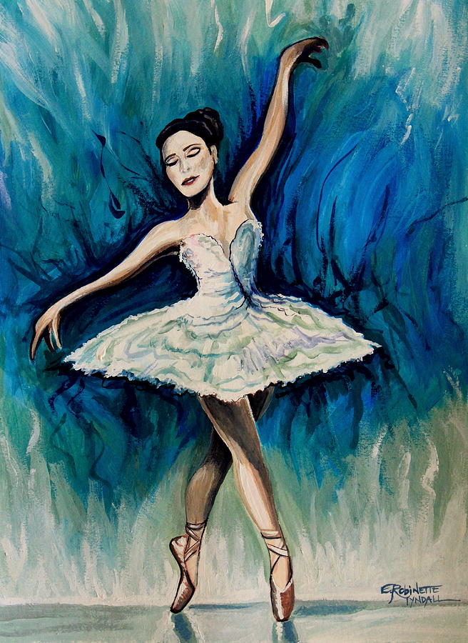Graceful Dance Painting by Elizabeth Robinette Tyndall