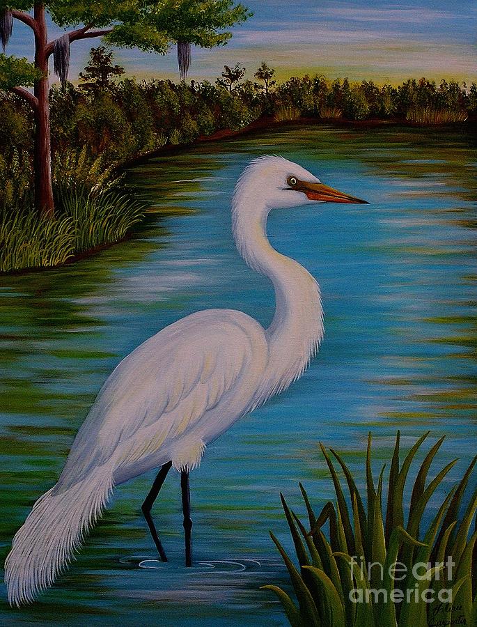Gracefully Waiting Painting by Valerie Carpenter