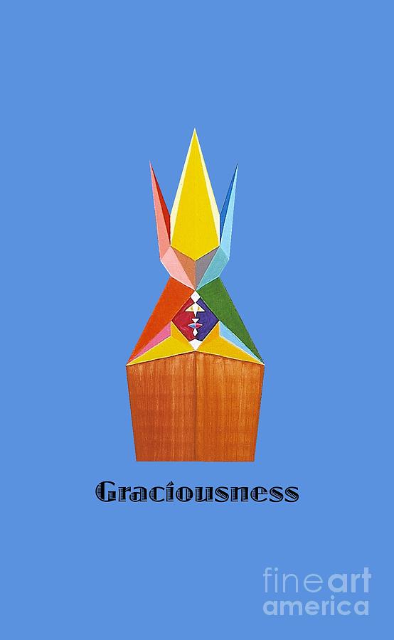 Perspectivism Painting - Graciousness text by Michael Bellon Perspectivism Painting - Graciousness text by Michael Bellon