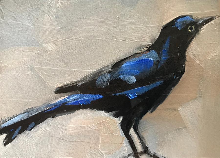 Grackle Painting by Gary Bruton - Fine Art America