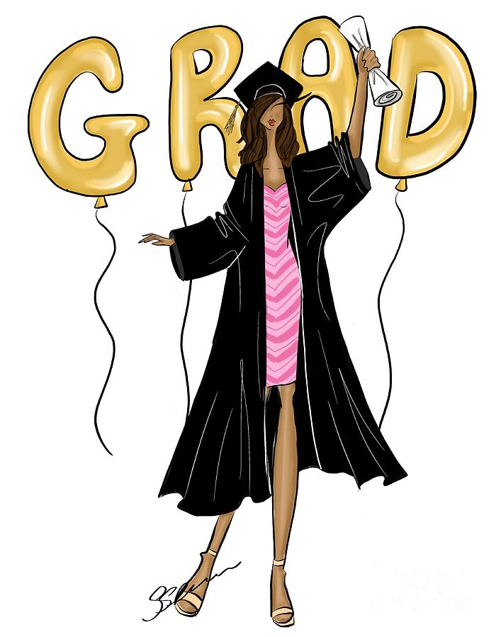 Graduation Drawing by Samantha Shammas
