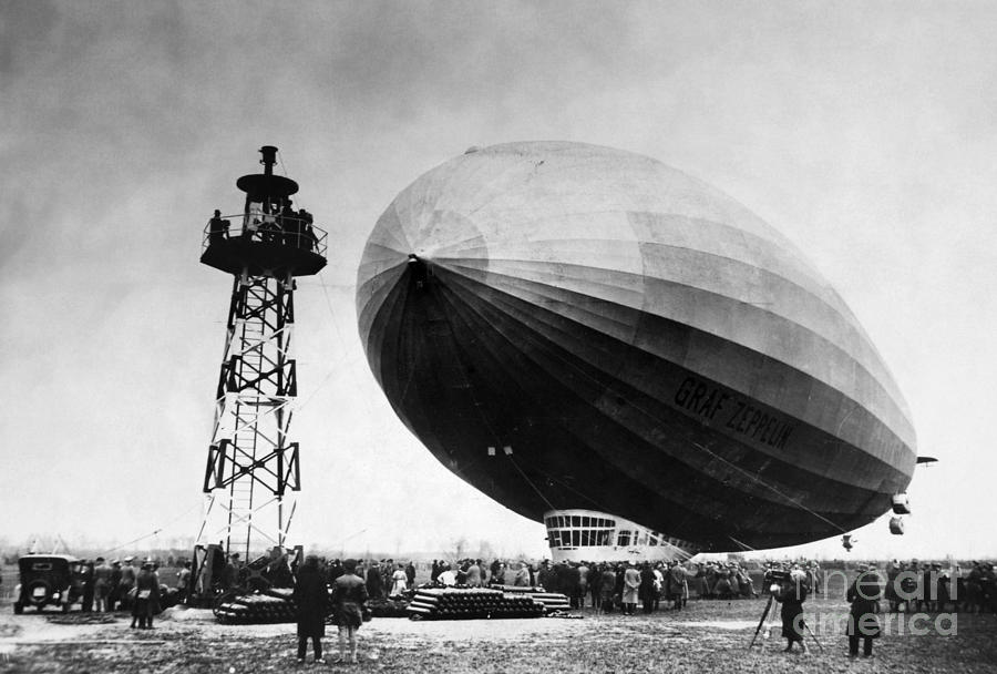 Graf Zeppelin Painting by Granger