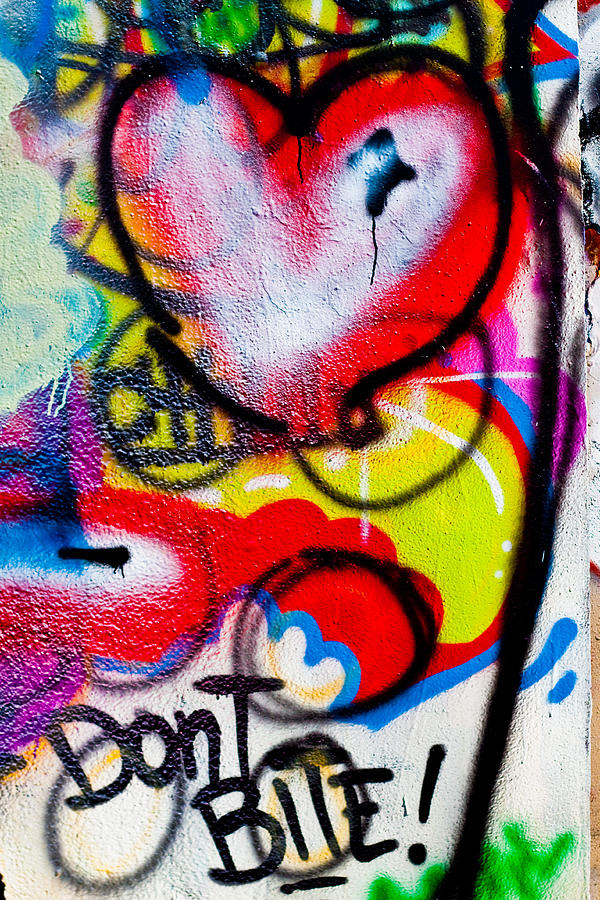 Cool Painting - Graffiti Art - Dont Bite by Erik Hovind