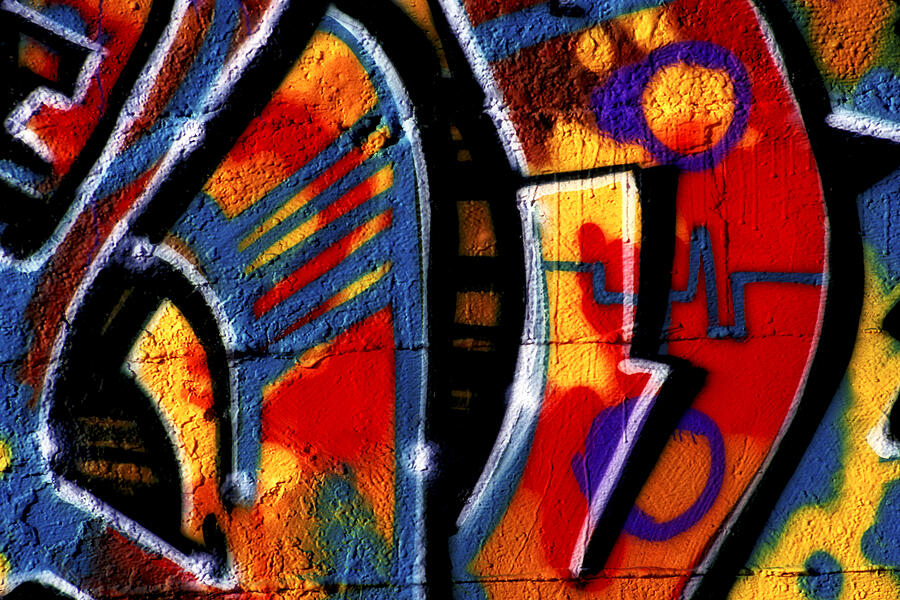 Graffiti Art - 055 Photograph by Paul W Faust -  Impressions of Light