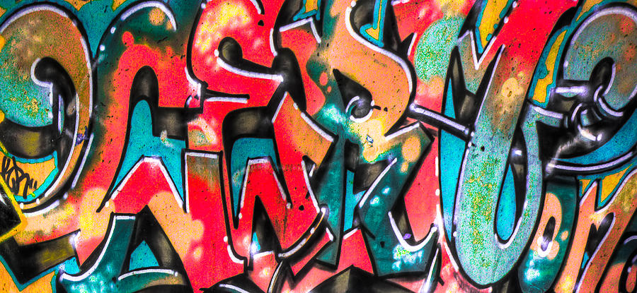 Up Movie Photograph - Graffiti close up 1 by Jacob Brewer