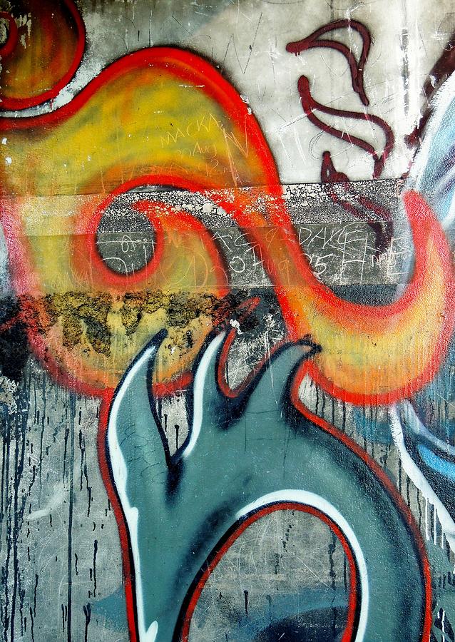 Graffiti Fragment 1 Photograph by Denise Clark