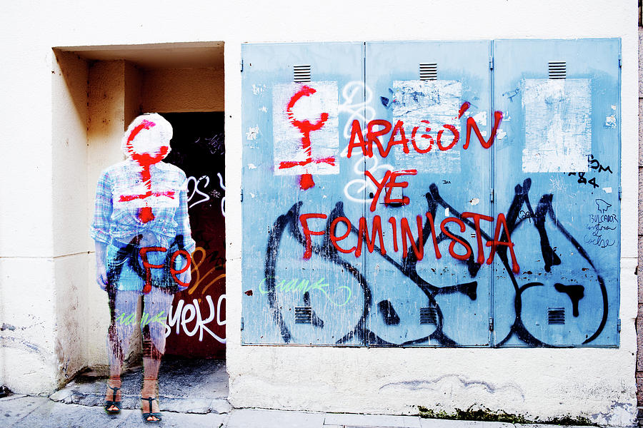 Graffiti Girl Photograph by Jean Gill