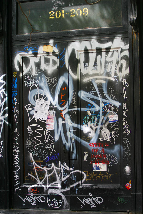 Graffiti Greenwich Village Photograph by Chuck Kuhn - Fine Art America