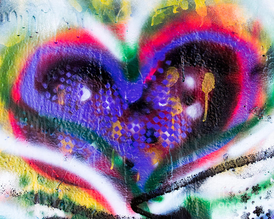 Graffiti Heart Photograph by Phil Spitze
