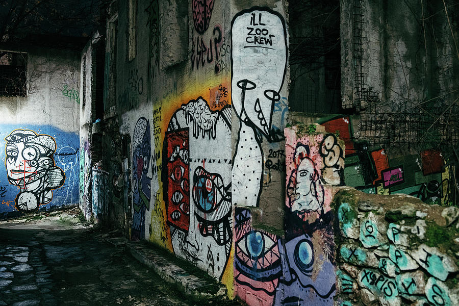Graffiti in Plaka ii Photograph by James Billings