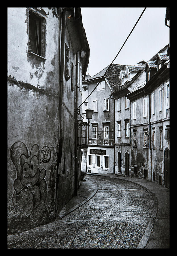 Graffiti in the streets of Ljubljana Photograph by Dirk Ercken