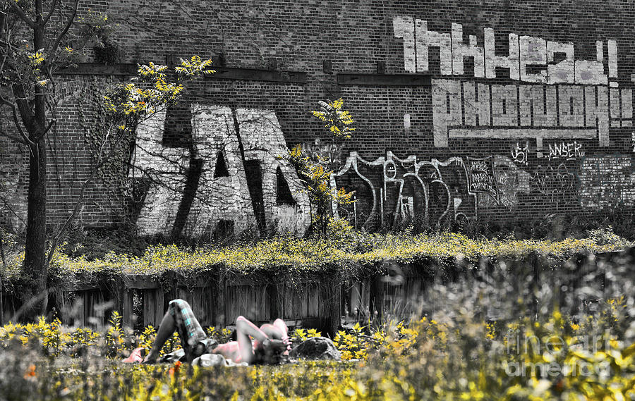 Graffiti Red Hook Brooklyn  Photograph by Chuck Kuhn