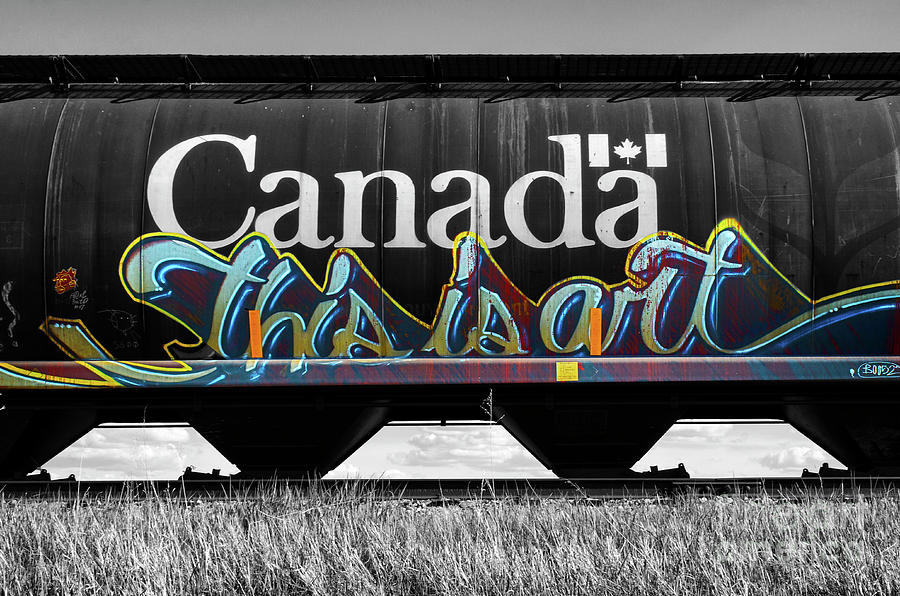 Graffiti Riding The Rails 13 Photograph by Bob Christopher