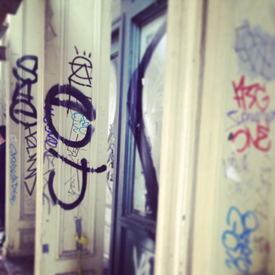 New York City Photograph - #graffiti #soho #streetart #nyc by Brianna Kilgore