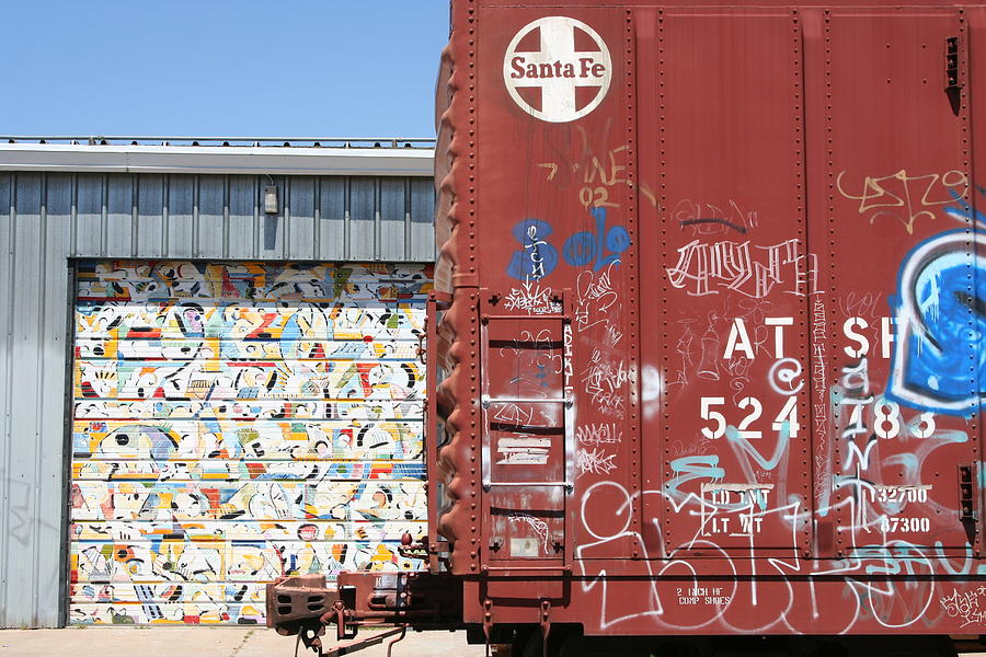 Graffiti Train Photograph by Hermes Fine Art