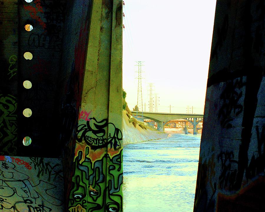 Cool Photograph - Graffiti Tunnel and Bridge View  by Matt Quest