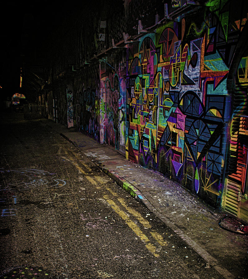 Graffiti Tunnel Photograph