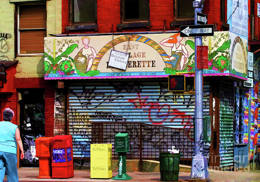 Graffiti Village Store NYC Greenwich  Photograph by Chuck Kuhn