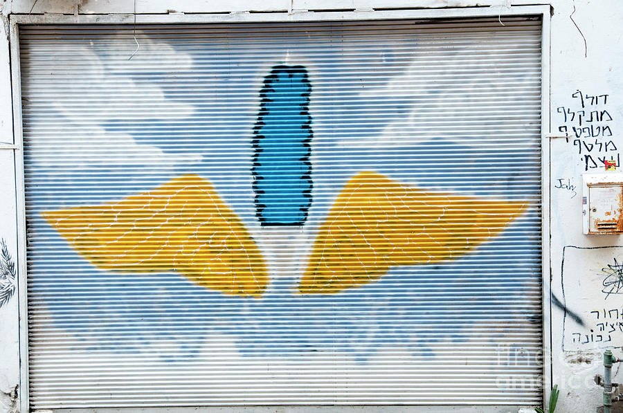 Graffiti wall art Tel Aviv  Photograph by Ilan Rosen