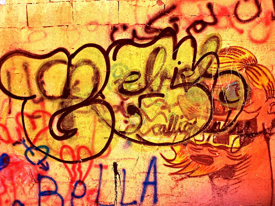 Graffiti Wall In Beirut Photograph by Funkpix Photo Hunter