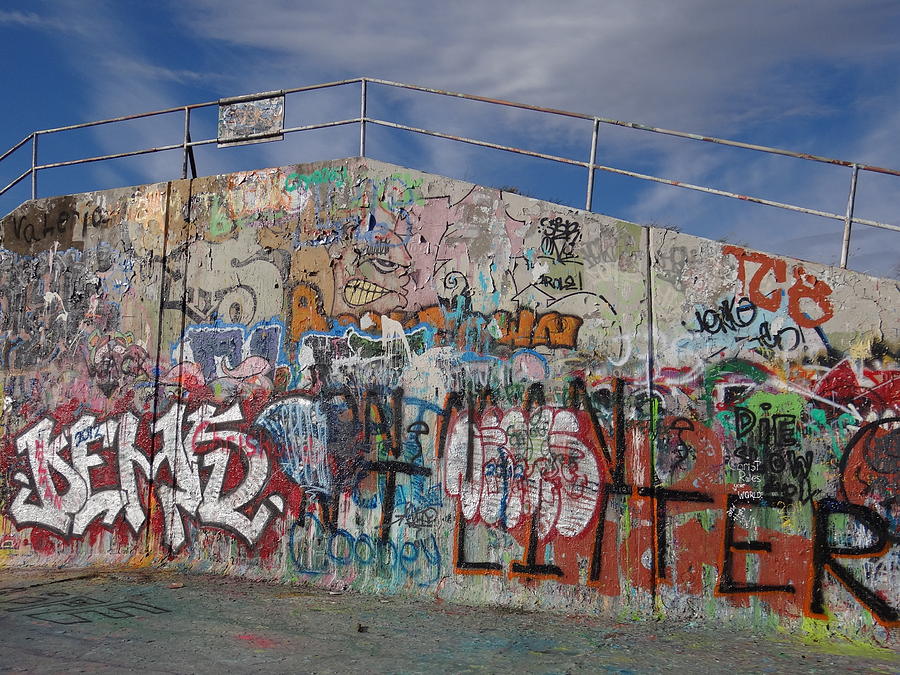 Graffiti Wall Photograph by Julia Wilcox