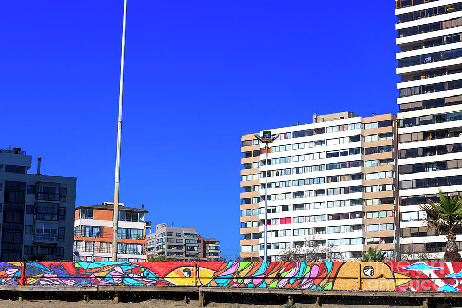 Graffiti Wall Vina del Mar Chile Photograph by John Rizzuto