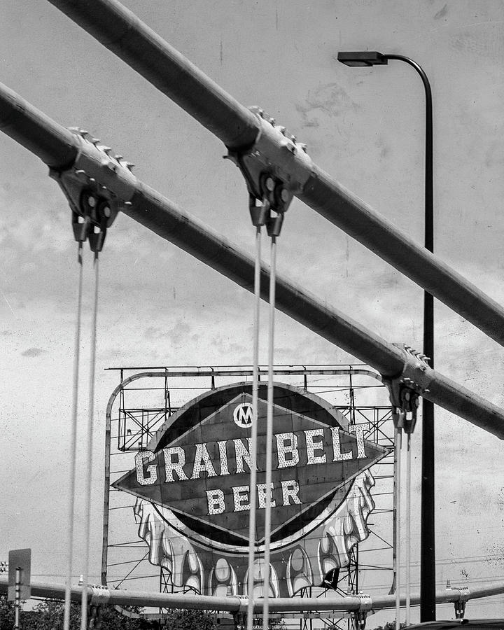 Grain Belt Beer Sign Photograph by Susan Stone