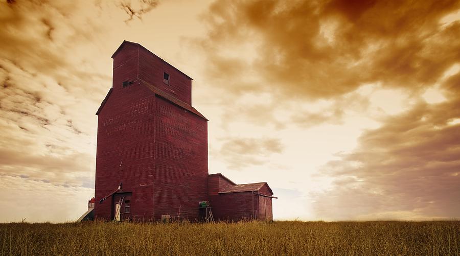 Agriculture Photograph - Grain Elevator by Kelly Redinger