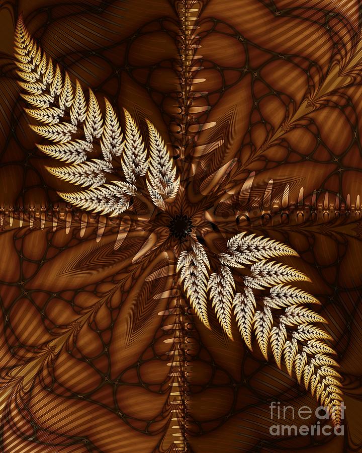 Leaves Digital Art - Grain Harvest by Michelle H