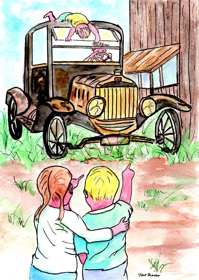 Gramps Old Jalopy Painting by Philip And Robbie Bracco