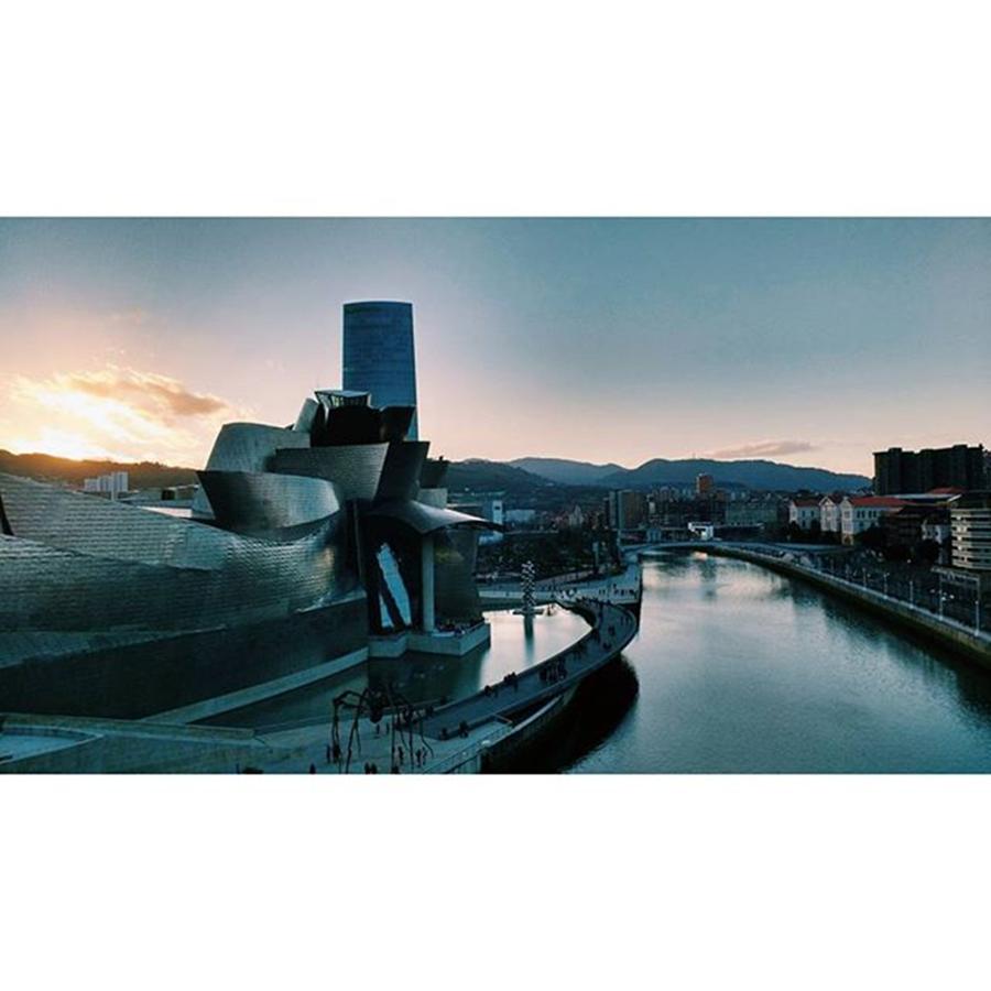 Sunset Photograph - Sunset in Bilbao by Maite Ruiz