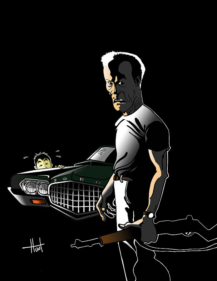 Gran Torino Digital Art by Bill Hunt Pixels