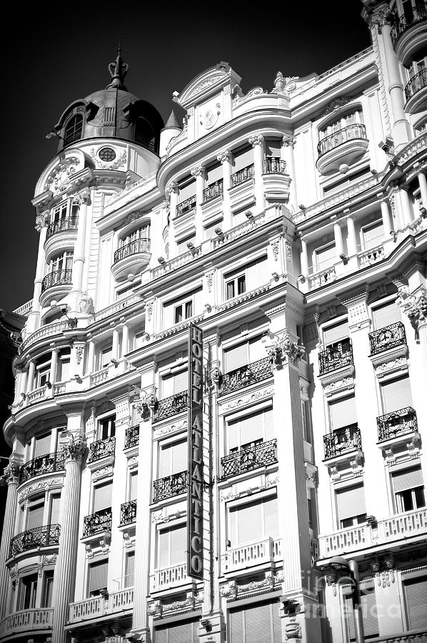Gran Via Architectural Landmarks Madrid Photograph by John Rizzuto