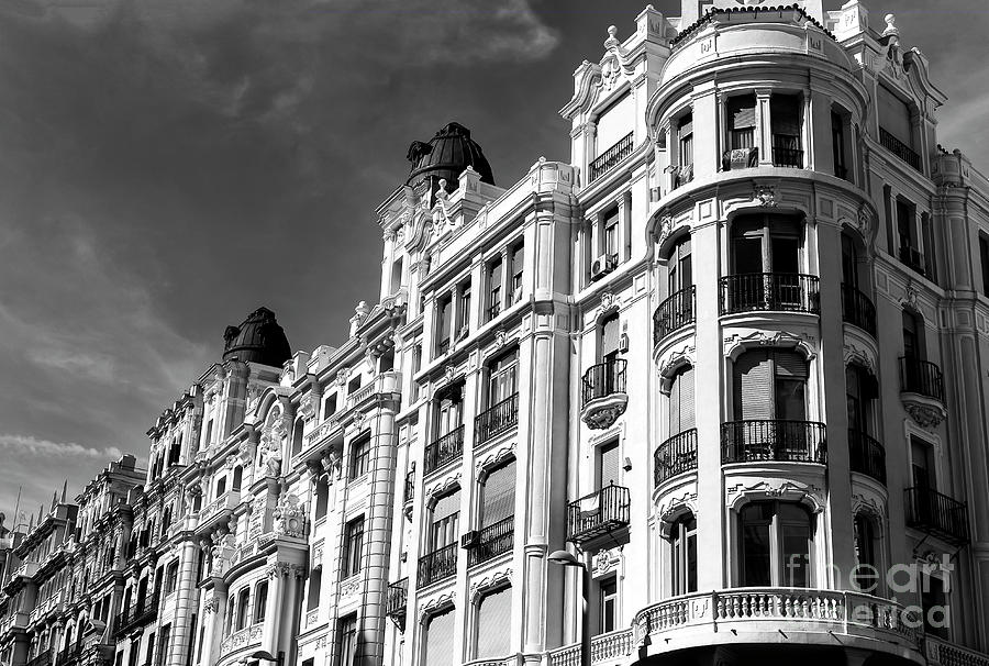 Gran Via Dimensions Madrid Photograph by John Rizzuto