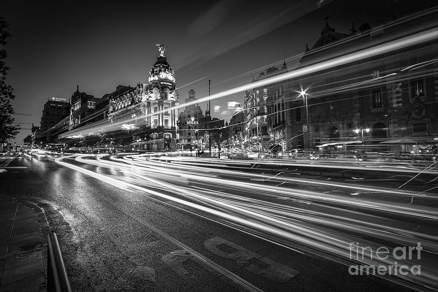 Gran Via Madrid Spain Photograph by Pablo Avanzini