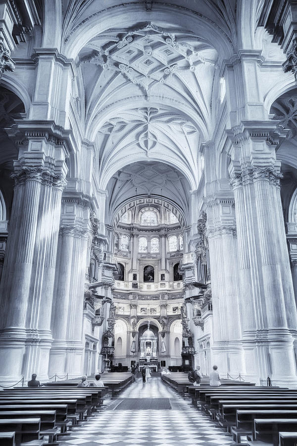 Granada Cathedral Interior Photograph by Joan Carroll