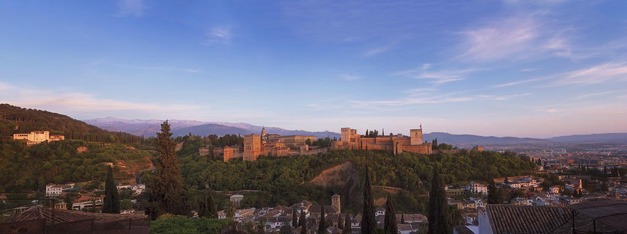 Alhambra Photograph - Granada Panorama by Joan Carroll