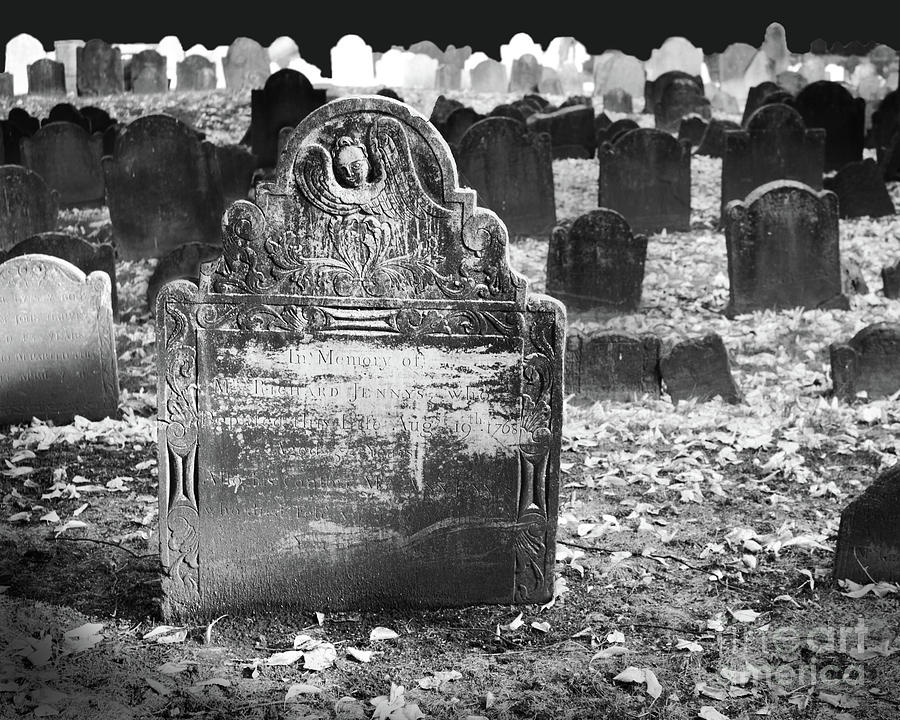 Granary Burial Ground Photograph by Cheryl Del Toro