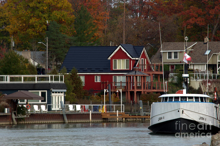 Grand Bend River Scene Photograph by John Scatcherd - Fine Art America