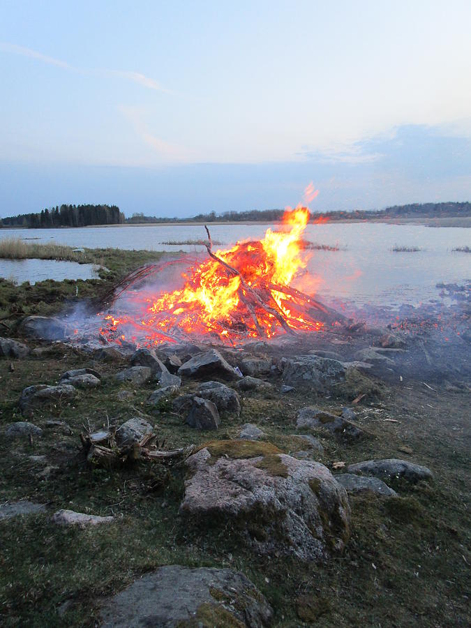 Grand Bonfire Photograph by Rosita Larsson