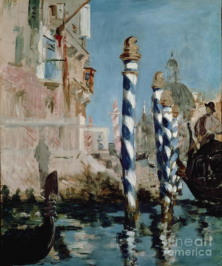 Grand Canal by Manet Painting by Edouard Manet