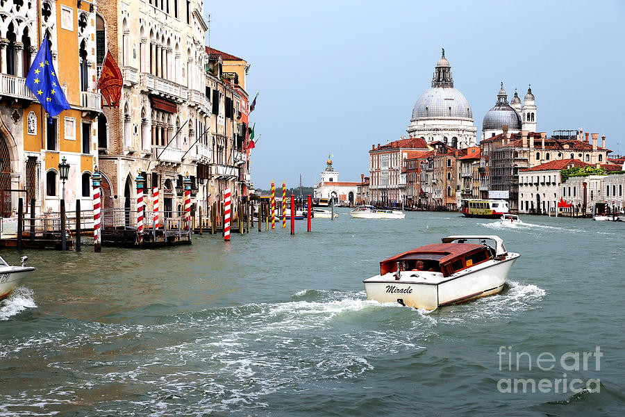 Boat Photograph - Grand Canal  by Rick Mann