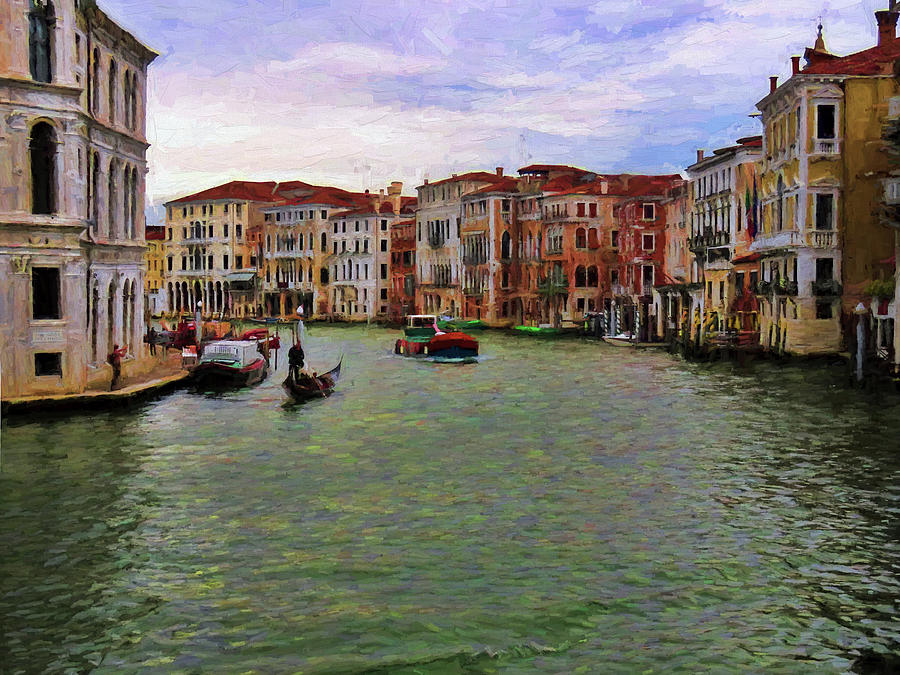 Grand Canal, Venice, Italy Photograph by Helaine Cummins
