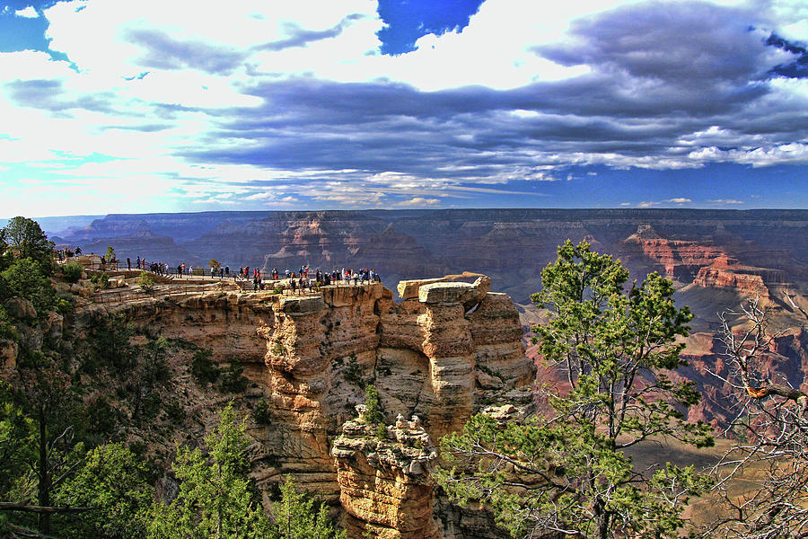 Grand Canyon   # 41 - Mather Point Overlook Photograph by Allen Beatty