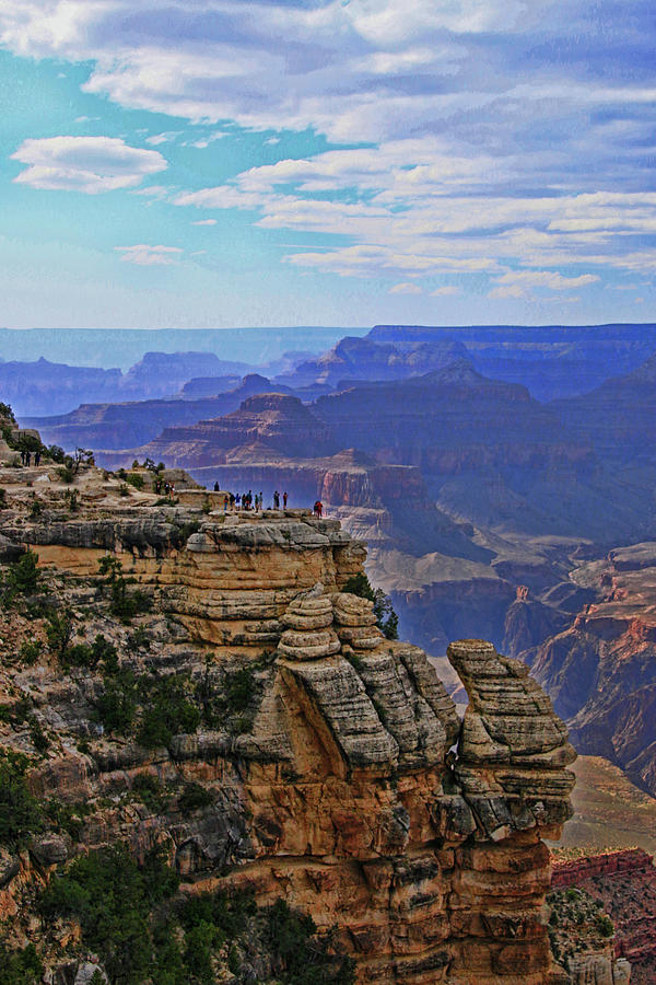 Grand Canyon   # 45 - Mather Point Overlook Photograph by Allen Beatty