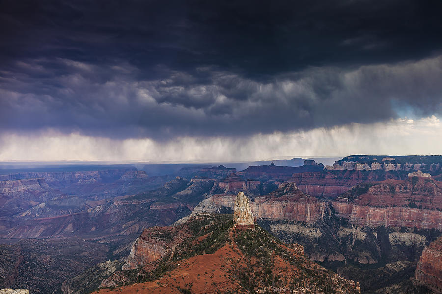 Grand Canyon-Approaching Storm Photograph by Forest Alan Lee