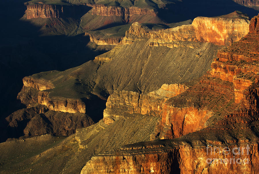 Grand Canyon National Park Photograph - Grand Canyon Arizona Light And Shadow 1 by Bob Christopher