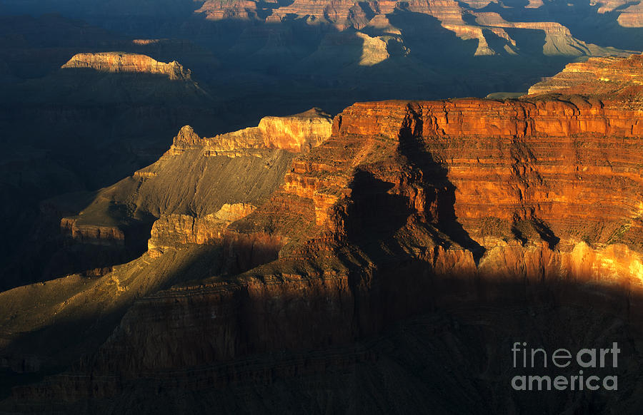Grand Canyon National Park Photograph - Grand Canyon Arizona Light And Shadow 2 by Bob Christopher