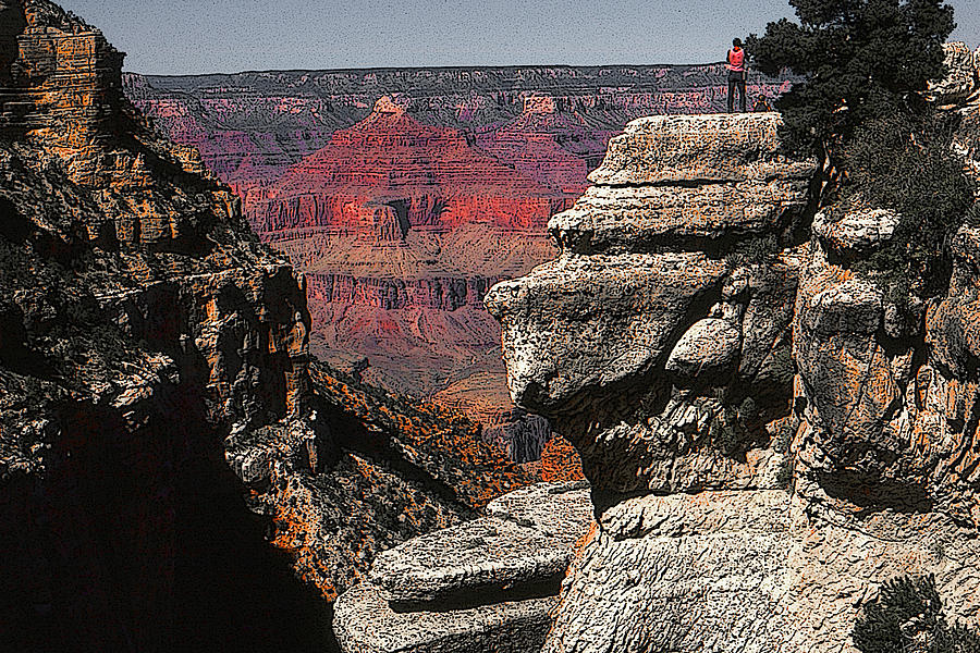 Grand Canyon Arizona - Photo Art Illustration by Peter Potter Grand Canyon Arizona - Photo Art Illustration by Peter Potter